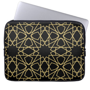 Capa Para Notebook Design de Padrão Geométrico Islâmico
