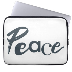 Capa Para Notebook Design de Paz moderna, criativa, urbana e simples