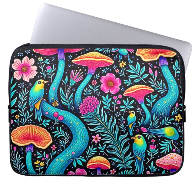Capa Para Notebook Design de Sonho Whimsical em Floresta Encantada (Frente)