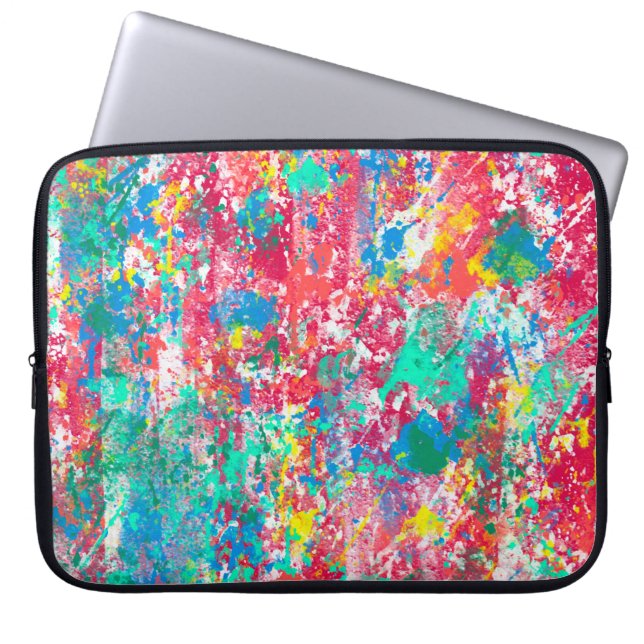 Capa Para Notebook design de tecido de ilustração digital abstrato se (Frente)