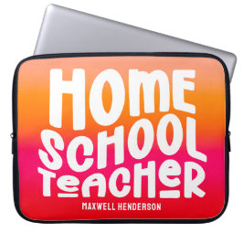 Capa Para Notebook Design de Texto para Professores de Homeschool em 
