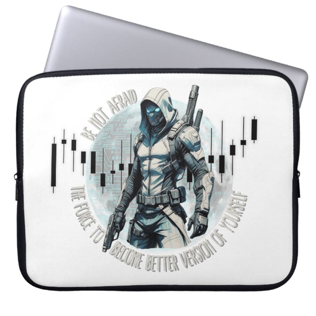 Capa Para Notebook Design de troca de fantasia | Cyberpunk | Auto cre (Frente)