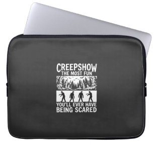Capa Para Notebook Design de Vetor de Terror de Zumbi Assustado de Ha
