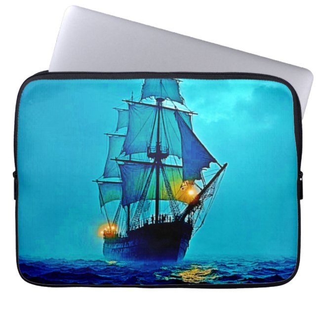 Capa Para Notebook Design de Voz no Mar de Alta Porte (Frente)