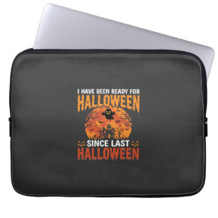 Capa Para Notebook Design Divertido de Casa Assombrada de Halloween L