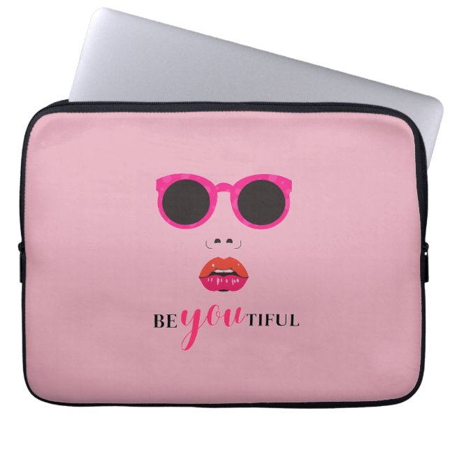 Capa Para Notebook Design elegante com tom rosa chic (Frente)