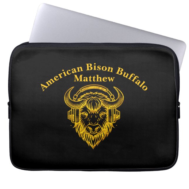 Capa Para Notebook Design exclusivo de Fones de ouvido Vestidos Bison (Frente)