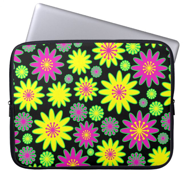 Capa Para Notebook Design floral.210513 (Frente)