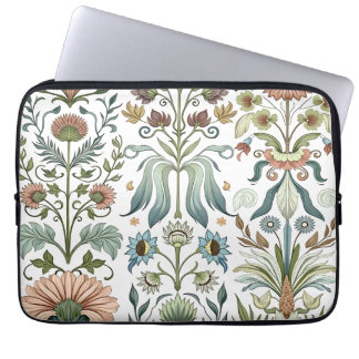Capa Para Notebook Design Floral Art Nouveau 402 flores