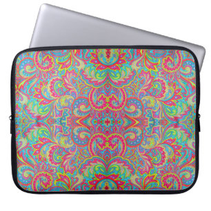Capa Para Notebook Design floral colorido e bonito