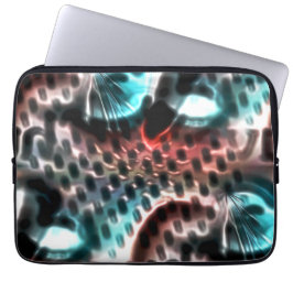 Capa Para Notebook Design perfurado com gotas de tinta no vinho t