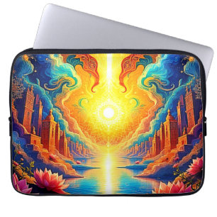 Capa Para Notebook Despertar Divino Light City