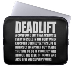 Capa Para Notebook Destaque - Motivação de Workout Engraçado