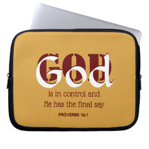 CAPA PARA NOTEBOOK DEUS ESTÁ NO CONTROLE
