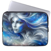 Deusa Celestial White Blue Head Fevereiro -