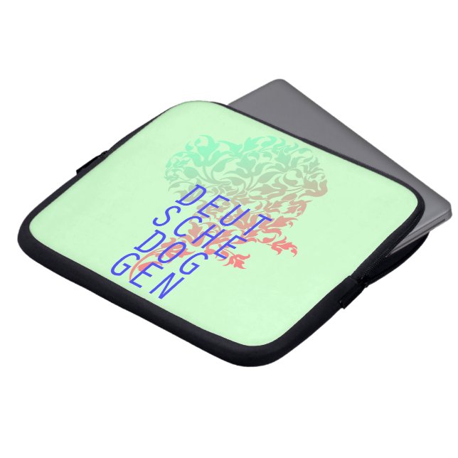 Capa Para Notebook Deutsche Doggen Blatt Kopf (Frente Topo)