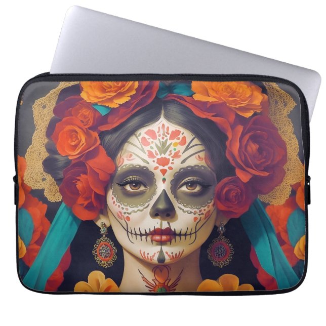 Capa Para Notebook Dia Da Catrina Dos Mortos 1 (Frente)