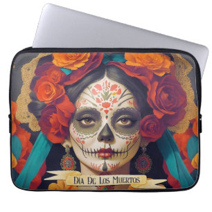 Capa Para Notebook Dia Da Catrina Dos Mortos 1 Com Texto