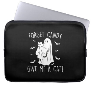 Capa Para Notebook Dia de as Bruxas engraçado Ghost Esquece O Docinho
