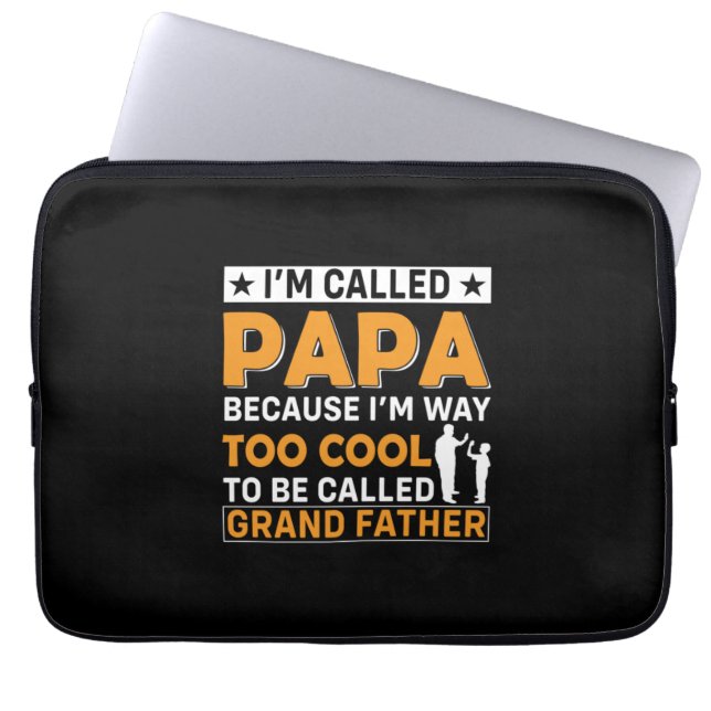 Capa Para Notebook Dia de os pais Eu Sou Chamado Papai (Frente)