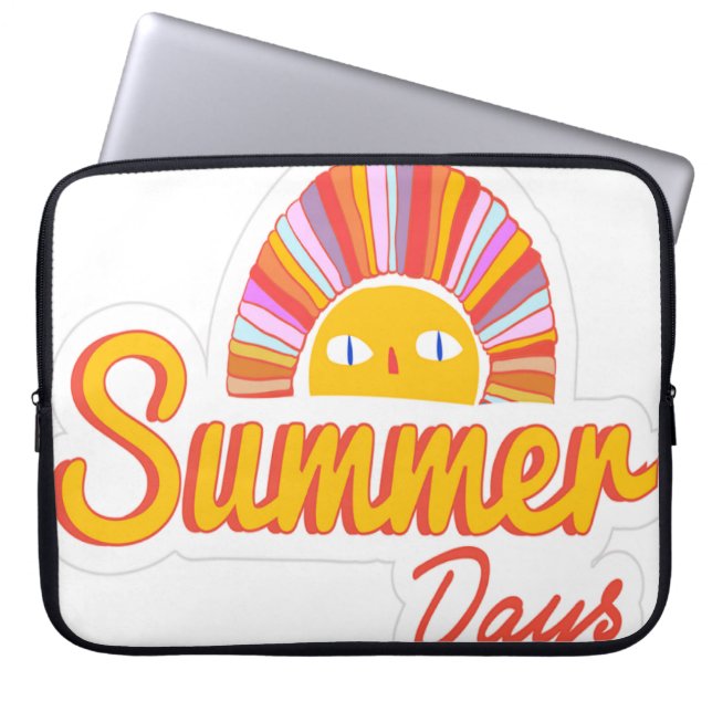 Capa Para Notebook Dia de verão  (Frente)