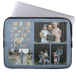 Capa Para Notebook Dia dos Pais 4 Colagem de Fotos