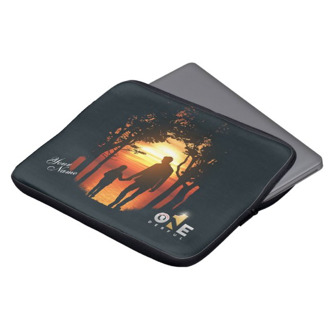 Capa Para Notebook Dia dos Pais Maravilhosos | Dia de os pais - 13" (Frente Topo)