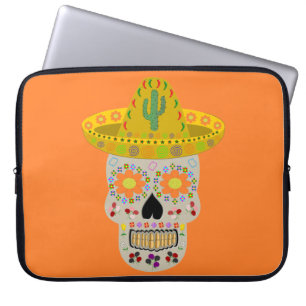 Capa Para Notebook Dia Mexicano do Crânio Morto