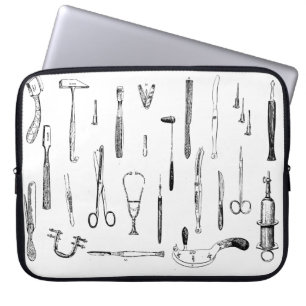 Capa Para Notebook Diagrama antigo dos instrumentos médicos