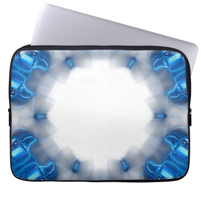 Capa Para Notebook Diamantes azuis (Frente)