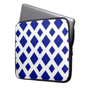 Capa Para Notebook Diamantes de marinho em Branco