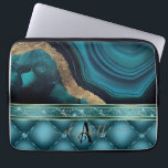 Capa Para Notebook Diamantes de Mármore Dourado Glitter<br><div class="desc">Diamantes de Mármore Dourado Glitter</div>