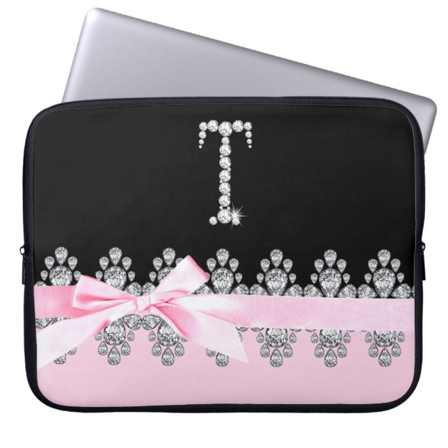 Capa Para Notebook Diamond Delilah: T inicial (Frente)