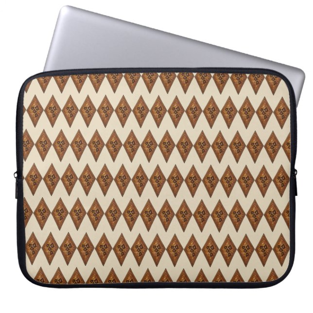 Capa Para Notebook Diamond Sand Tart Christmas Cookie Holiday (Frente)