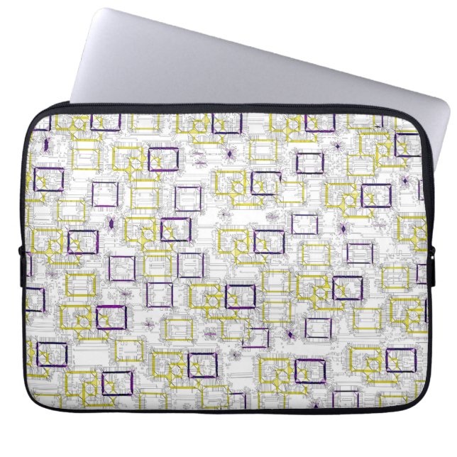 Capa Para Notebook Dimensões de Interbloqueio (Frente)