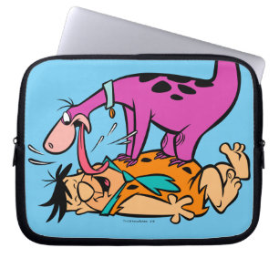 Capa Para Notebook Dino Licking Fred Flintstone