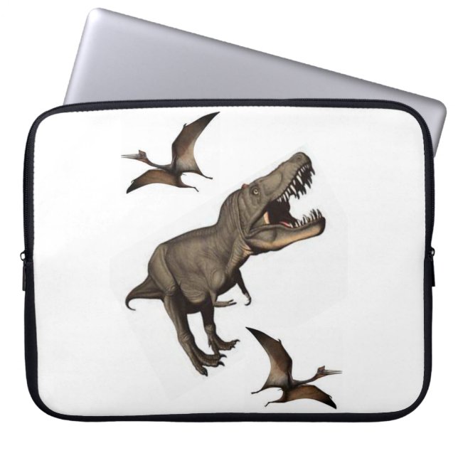 Capa Para Notebook Dinossauro bolsa de laptop (Frente)