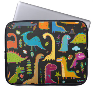 Capa Para Notebook Dinossauros Infantis: Padrão Divertido e Perfeito