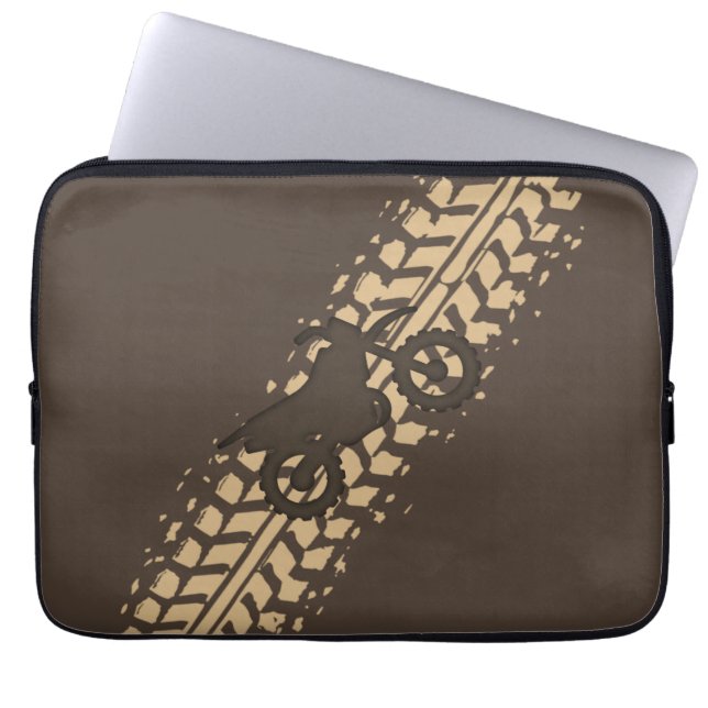 Capa Para Notebook Dirt Bike Mud (Frente)