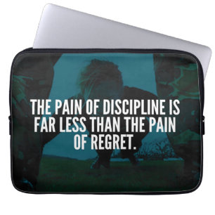 Capa Para Notebook Disciplina - Workout Inspiracional
