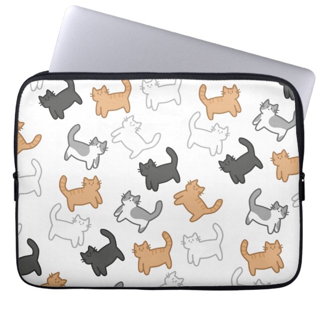 Capa Para Notebook diseño de gatitos lindos (Frente)
