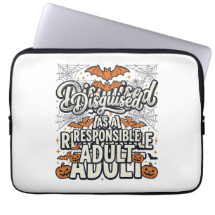 Capa Para Notebook Disfarçado como um Adulto Responsável Vetor de Hal