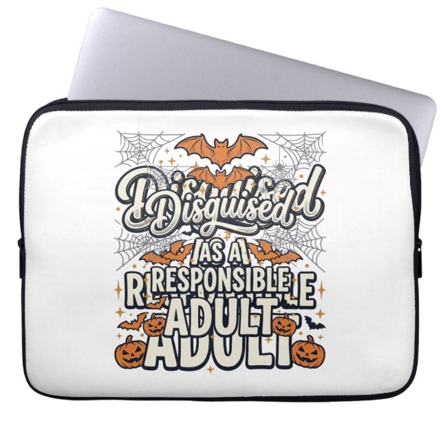 Capa Para Notebook Disfarçado como um Adulto Responsável Vetor de Hal (Frente)