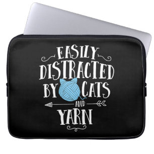 Capa Para Notebook Distraído Facilmente Por Gatos E Fios De Corta De 