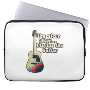 Capa Para Notebook ditados de guitarra positivos para amantes de viol