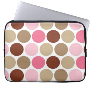 Capa Para Notebook Divertimento Brown & a bolsa de laptop cor-de-rosa