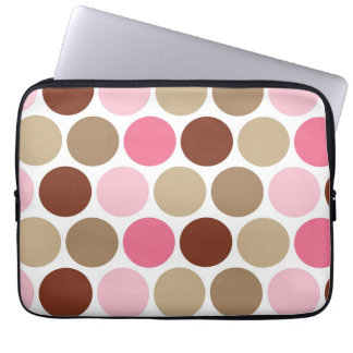 Capa Para Notebook Divertimento Brown & a bolsa de laptop cor-de-rosa