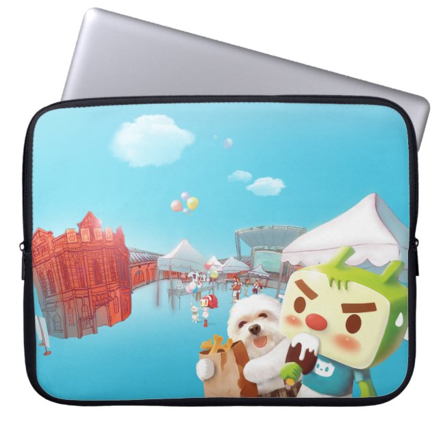 Capa Para Notebook Divertimento no mercado externo (Frente)