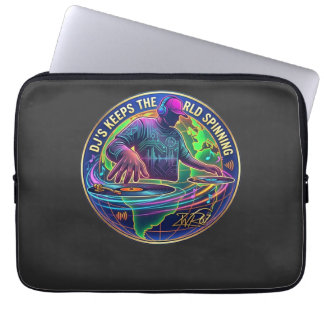 Capa Para Notebook Djs Mantêm O Mundo Girando