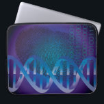 Capa Para Notebook DNA Fingerprint Science<br><div class="desc">Uma ciência legal,  moderna e divertida inspirou uma bolsa de laptop projetada como presente para todos os cientistas,  professores de ciência,  estudantes de ciência,  enfim,  qualquer geek de ciência em sua vida (e isso inclui você)! Projetado pela Science Geekness © em http://www.zazzle.com/sciencegeekness*</div>